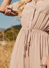 Mono informal con cuello de traje bohemio Sienna